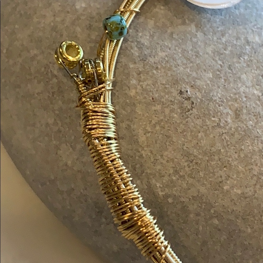 Handmade Guitar String Bangle - Picture 2 of 3